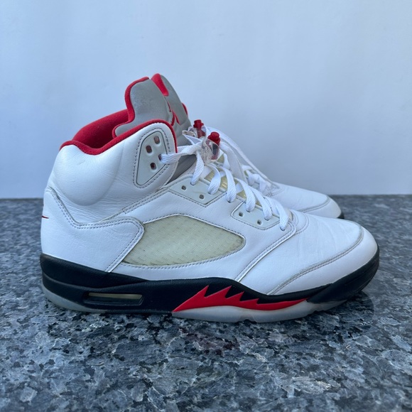 Nike Air Jordan 5 Retro Fire Red (2020) White Shoe Men\'s Size 12 DA1911-102 main image 11